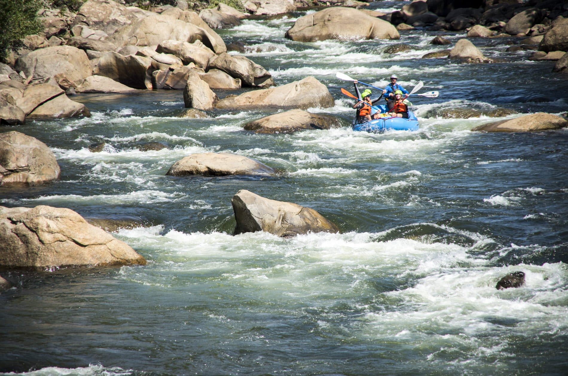 Rafting down numbers