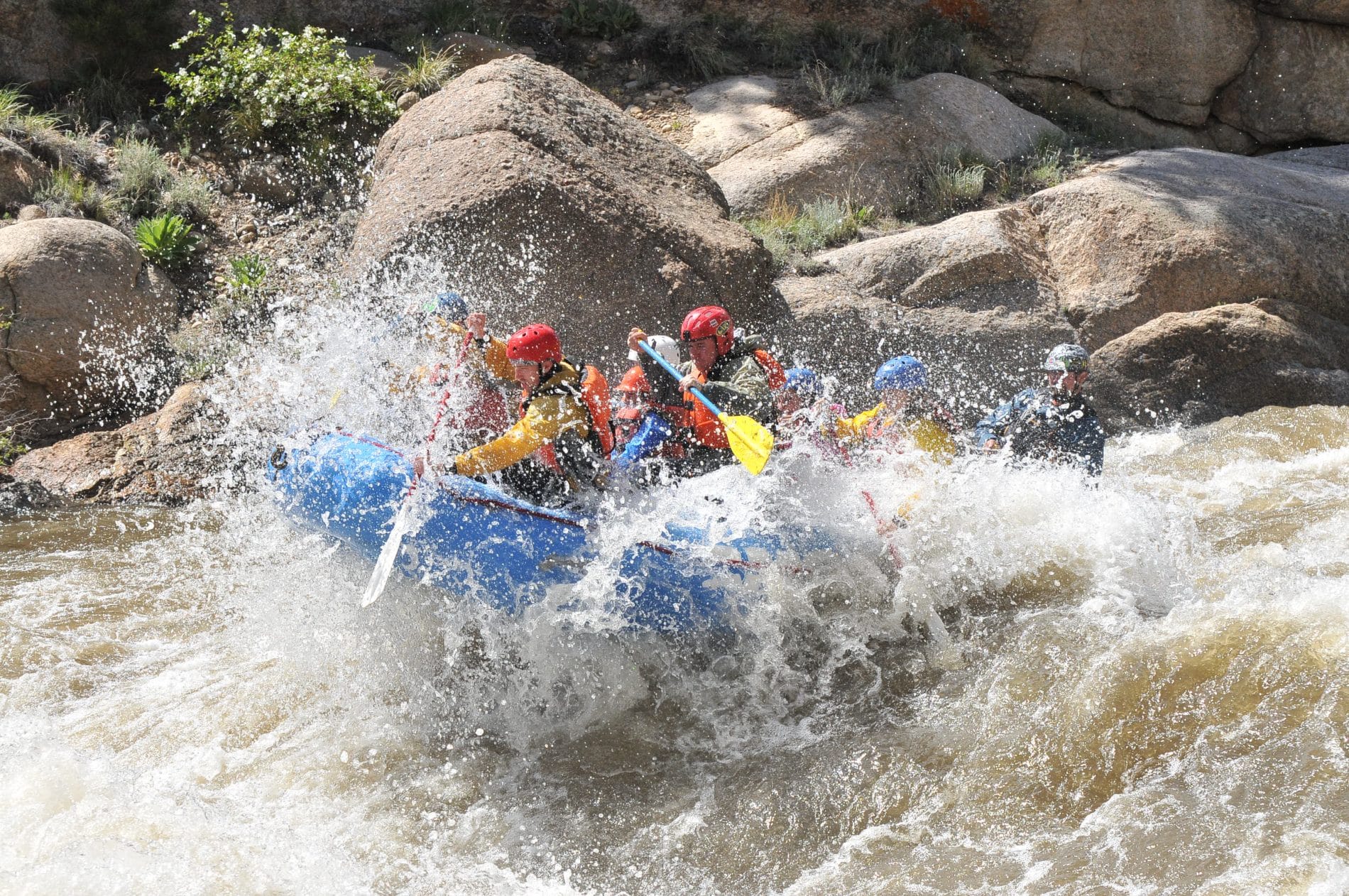 Group rafting