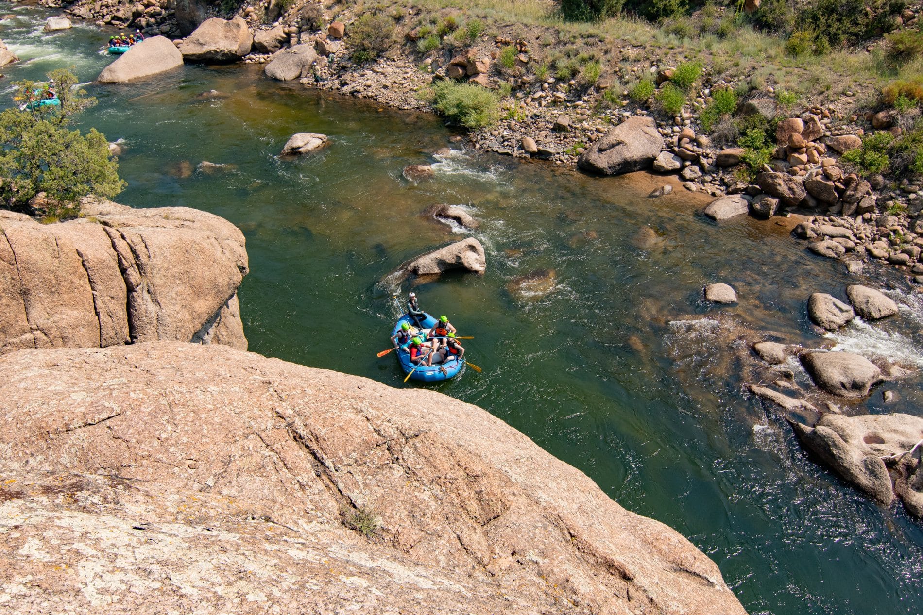 raft from above