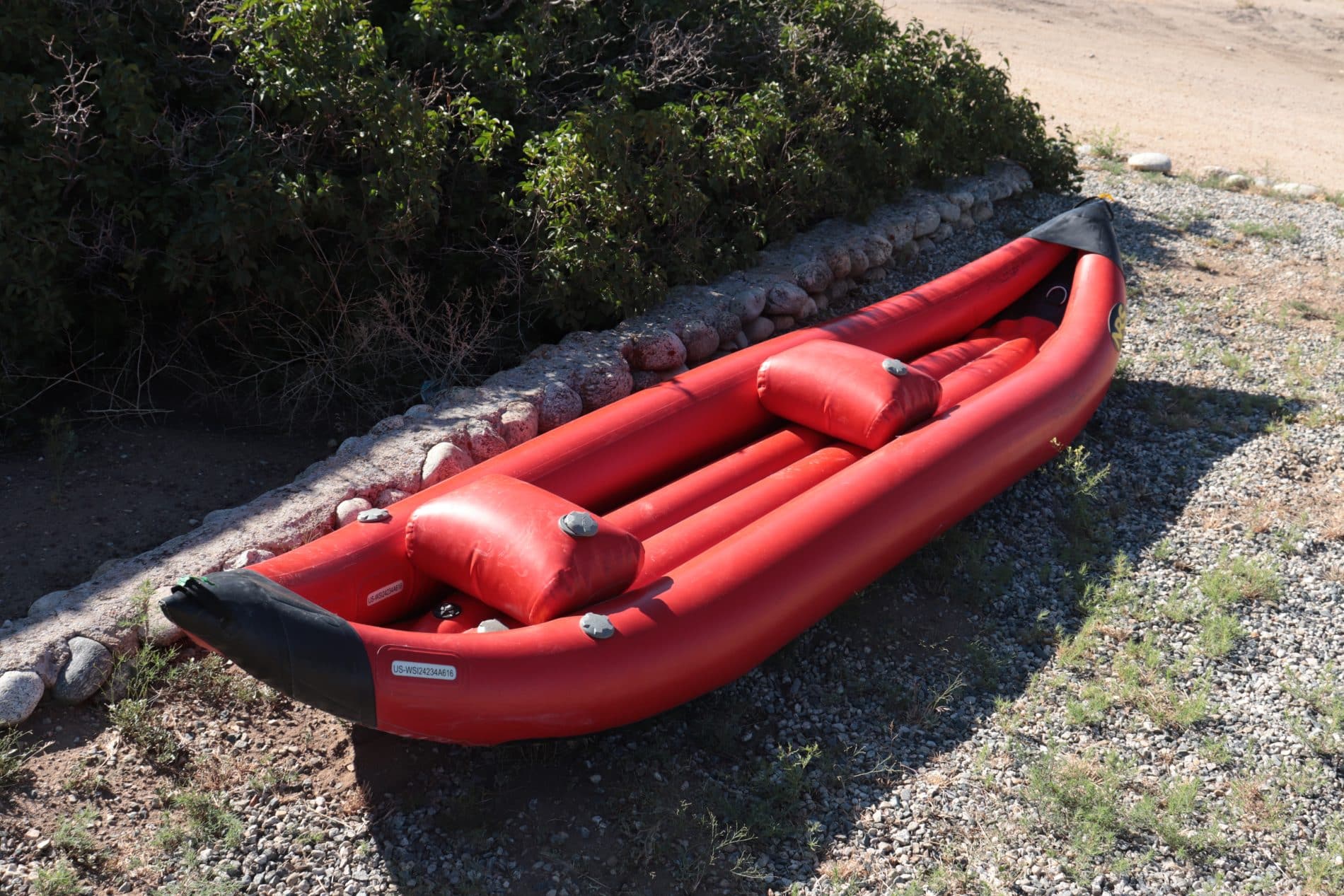 Inflatable tandem kayak