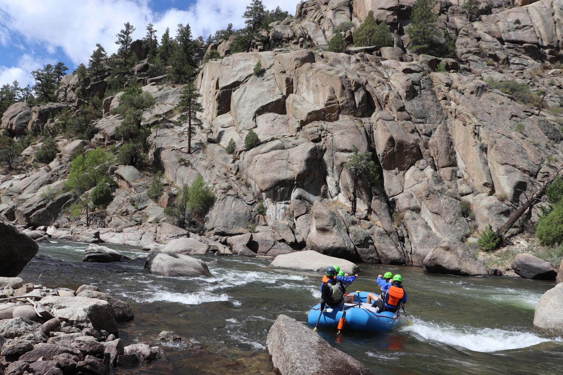 private rafting in browns canyon