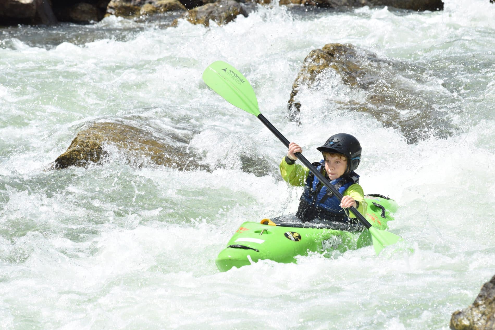 private kayaking in browns canyon