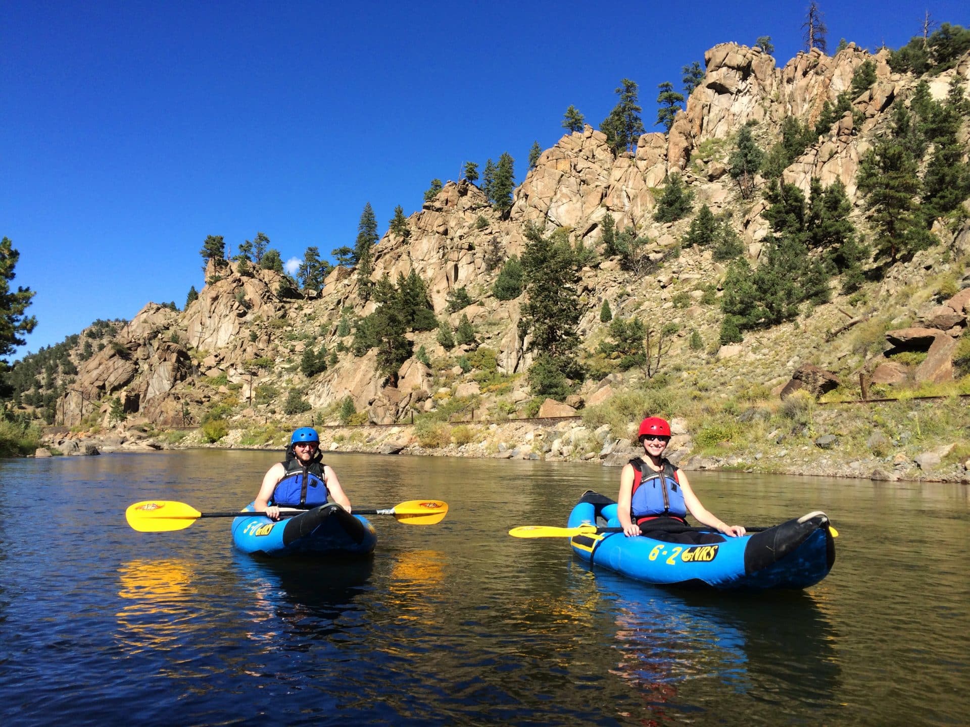 kayaking browns canyon