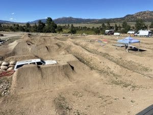 view of the bike park