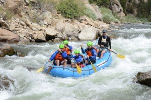 Whitewater rafting